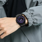 FANMIS Reloj deportivo unisex de doble pantalla – Reloj digital analógico táctico impermeable 5ATM con fecha de día, alarma, cronómetro y correa de TPU – Reloj de pulsera de cuarzo moderno para