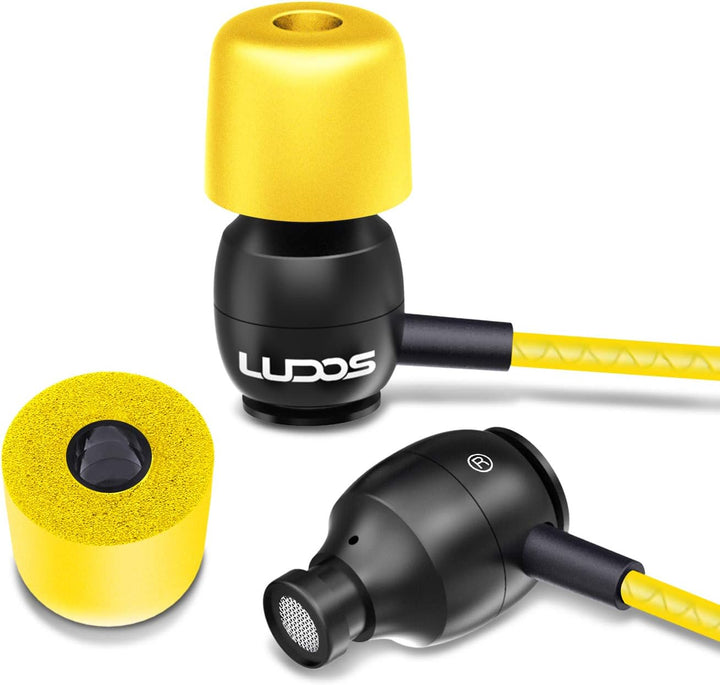 LUDOS Clamor \u2013 Auriculares con cable tipo in-ear, 5 años de ga...