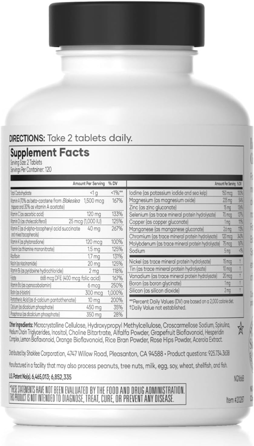 Shaklee - Multivitamínico y multimineral de alta potencia Vita-Lea®...