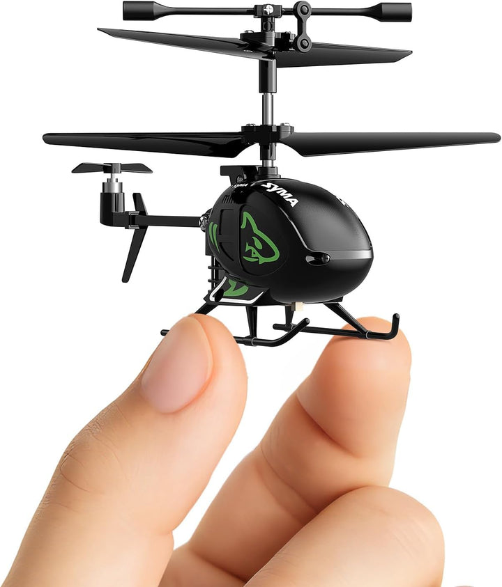 SYMA Mini helicóptero RC S100 con estabilizador de giroscopio, rete...