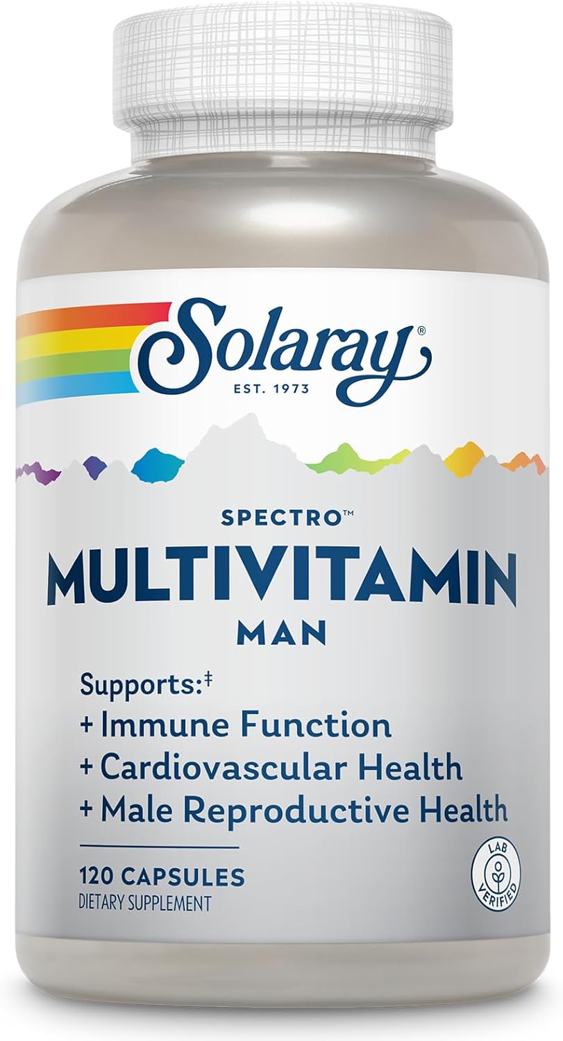 SOLARAY Spectro Multivitamínico para hombres, energía celular