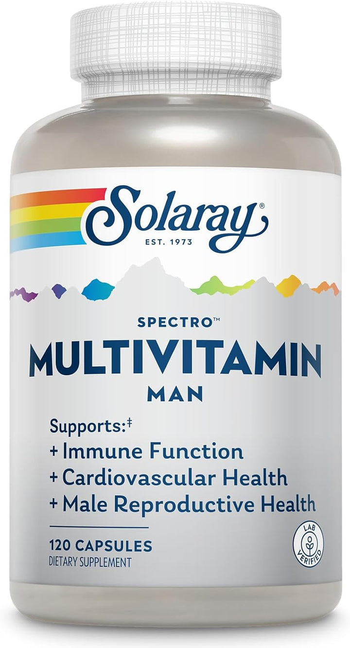 SOLARAY Spectro Multivitamínico para hombres, energía celular, salu...