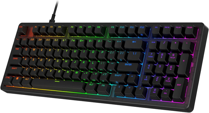 HyperX Eve 1800 - Teclado para juegos, factor de forma 1800, ilumin...