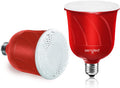 Sengled Bombilla inteligente LED Pulse con altavoz Bluetooth JBL, controlada por aplicación hasta 8 bombillas LED BR30 con kit de inicio, base E26, compatible con Amazon Alexa, Candy Apple Red,