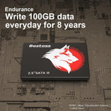 Bestoss Disco duro interno SSD de 2.5 pulgadas de 120 GB para PC o...