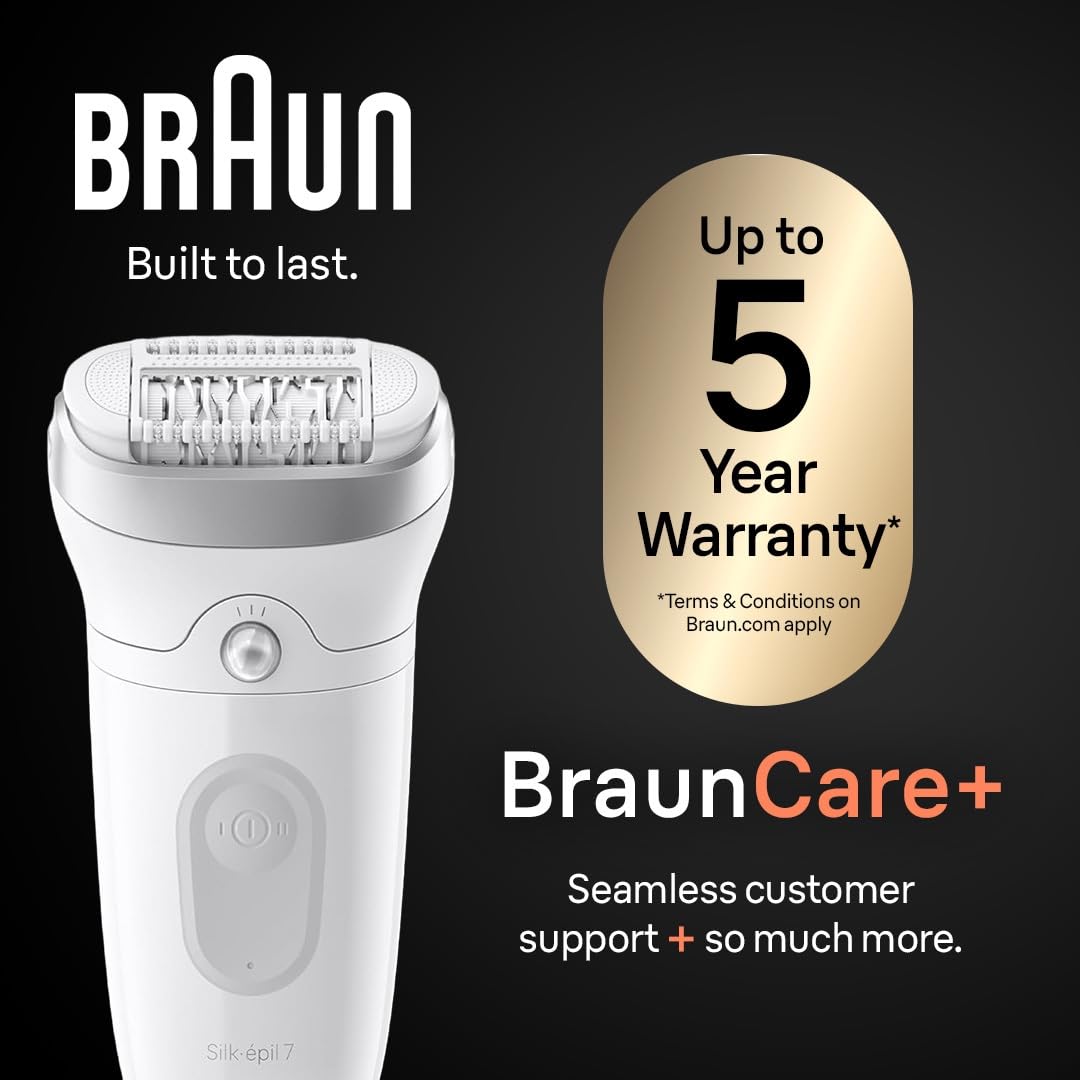 Braun Depiladora Silk-épil 7, dispositivo de depilación, afeitadora...