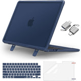 MOSISO Funda compatible con MacBook Air de 13 pulgadas M5 M4 M3 M2...