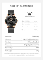 OLEVS Relojes de oro para hombre, analógico, de cuarzo, para negocios, de vestir, día fecha, acero inoxidable, clásico, de lujo, luminoso, impermeable, casual, relojes de pulsera masculinos