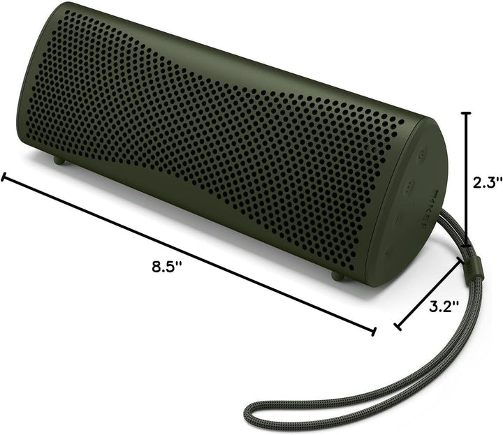KEF Muo Altavoz portátil de alta fidelidad (verde musgo)