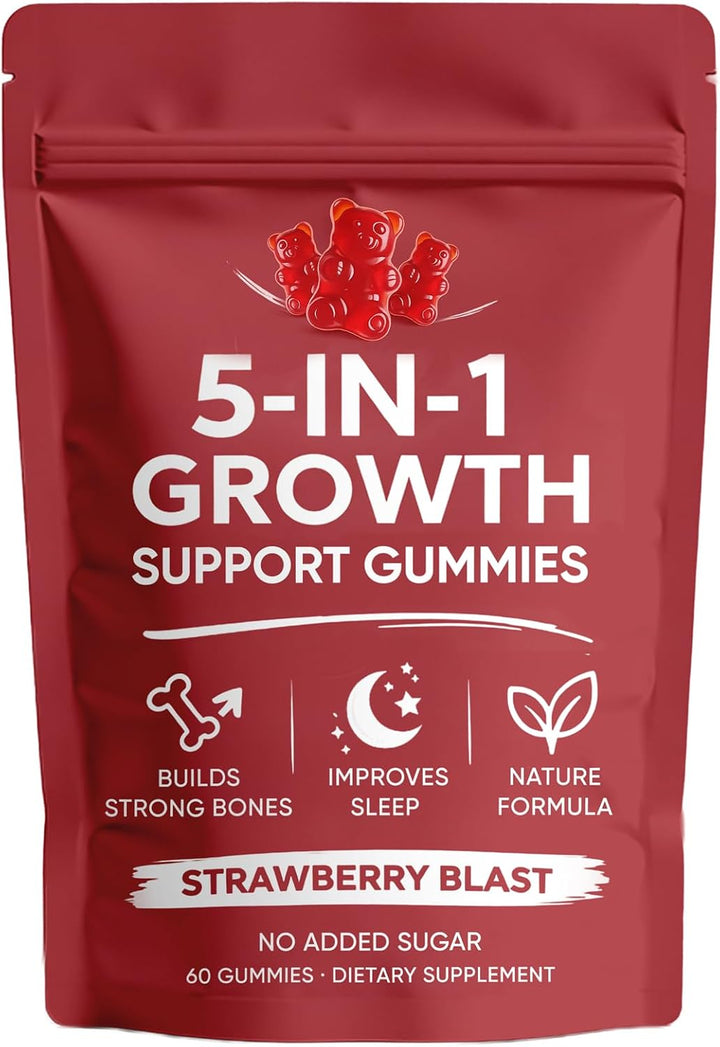 DXWXH Gomitas de crecimiento 5 en 1, gomitas de crecimiento con vit...