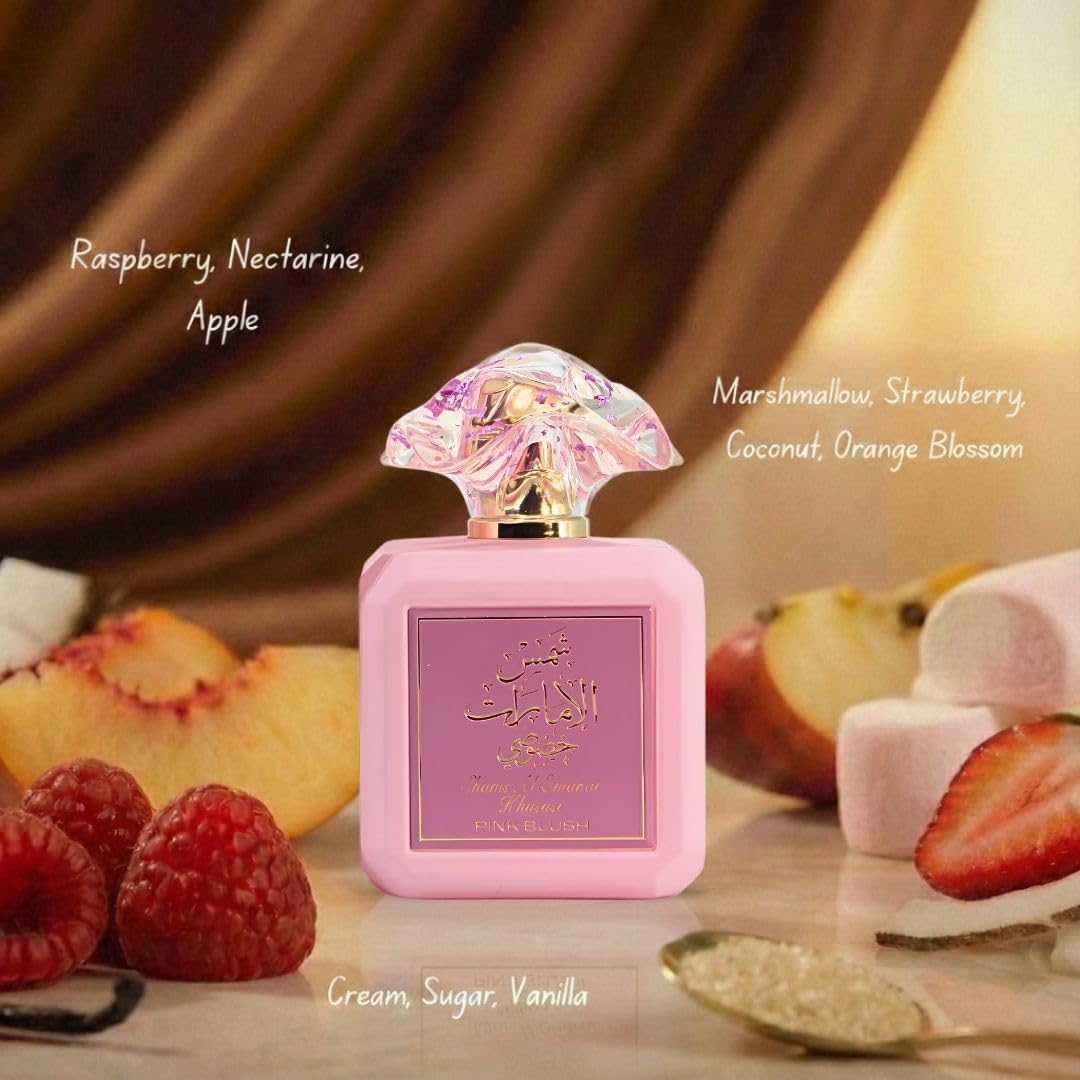 Ard Al Zaafaran Shams Al Emarat Khususi Pink Blush &amp; Iced Petal...
