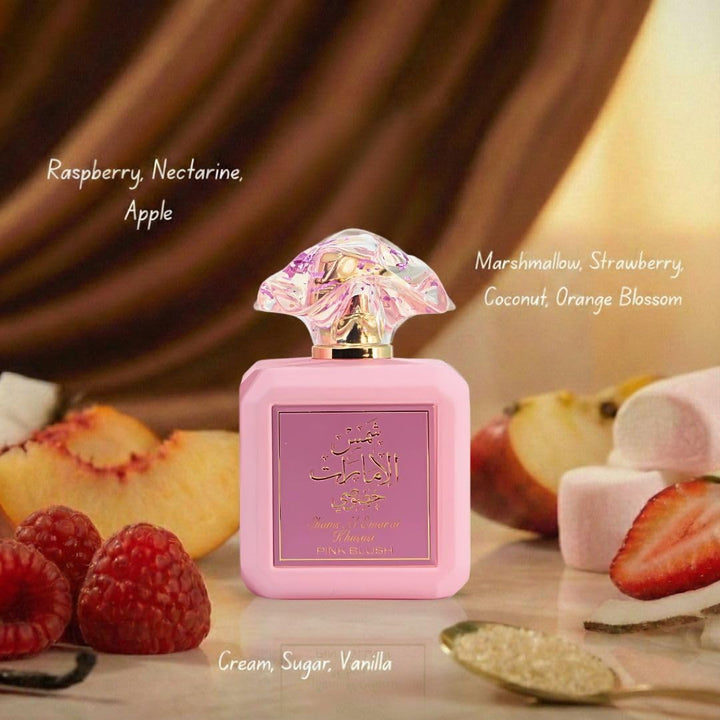 Ard Al Zaafaran Shams Al Emarat Khususi Pink Blush &amp; Iced Petal...