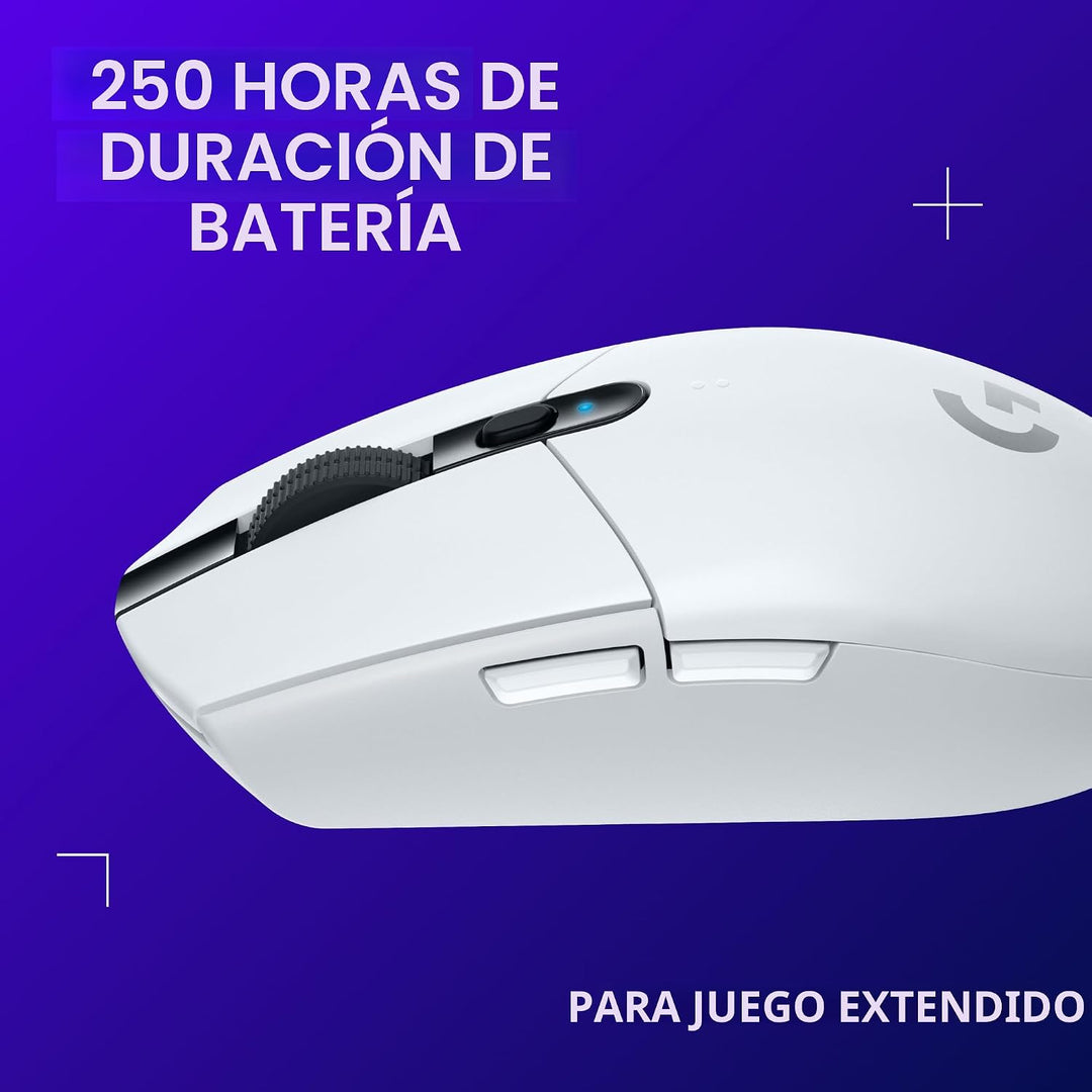 Logitech G 305 Lightspeed - Mouse inalámbrico para juegos, sensor d...