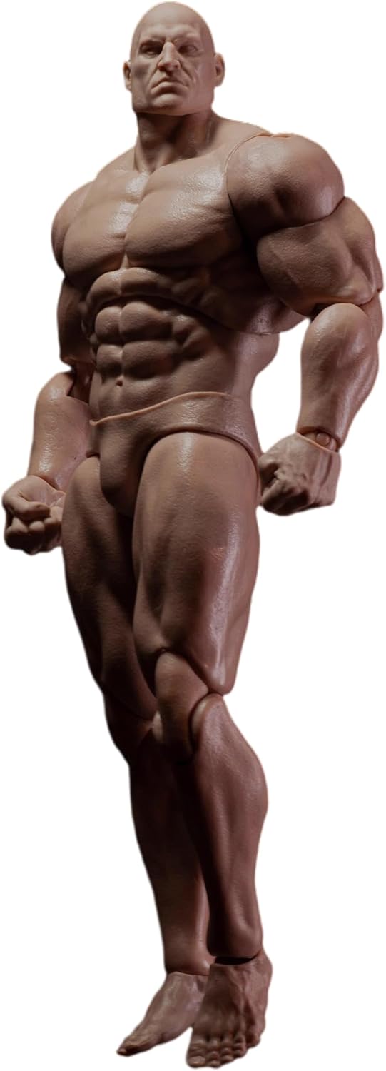Fremego Figura de acción masculina a escala 1\/12, 6 pulgadas, súpe...