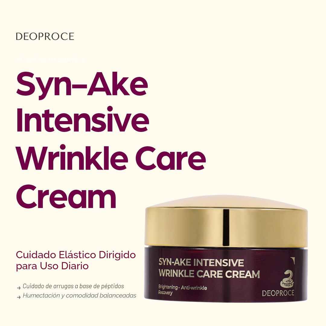 Deoproce Crema intensiva para el cuidado de las arrugas Synake