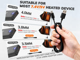 CHAPAREL Batería recargable 7.4V 14400mAh para chalecos calentados,...