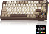 SOLAKAKA A75 PRO Teclado mecánico inalámbrico 75% con pantalla y pe...