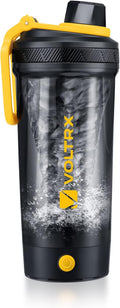 VOLTRX - Botella agitadora, mezclador eléctrico recargable con USB C de galio, para batidos de proteínas y batidos de reemplazo de comidas, sin BPA, fabricado con Tritan, 24 onzas