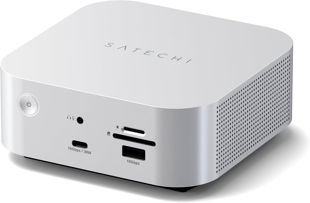 Satechi Thunderbolt 5 CubeDock con carcasa SSD NVMe integrada, color