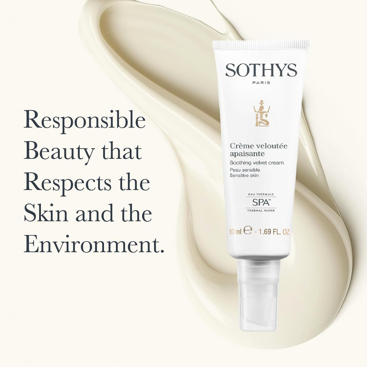 SOTHYS Crema de terciopelo calmante | Hidratante facial suave para...