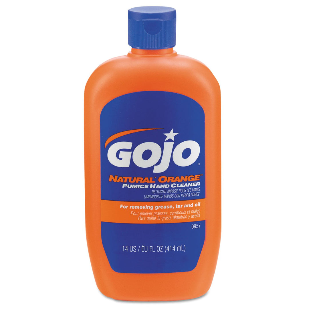 Gojo Industries 0957-12 14 oz, limpiador de manos natural con piedr...