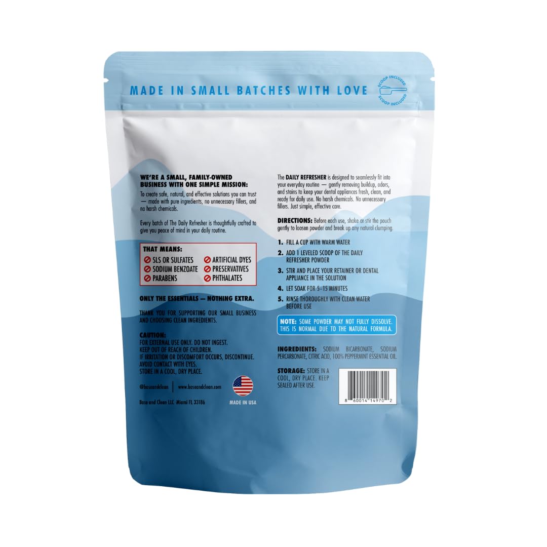 Base &amp; Clean The Daily Refresher™ | Polvo limpiador de retenedo...