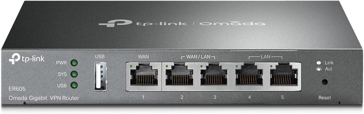 TP-Link Router VPN Gigabit con cable ER605 V2, hasta 3 puertos Ethe...