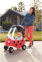 Little Tikes Cochecito en forma de mariquita Cozy Coupe Ride-On - Exclusivo de Amazon (Multicolor), 35.8"x29.5"x16.5" (91cmx75cmx42cm)