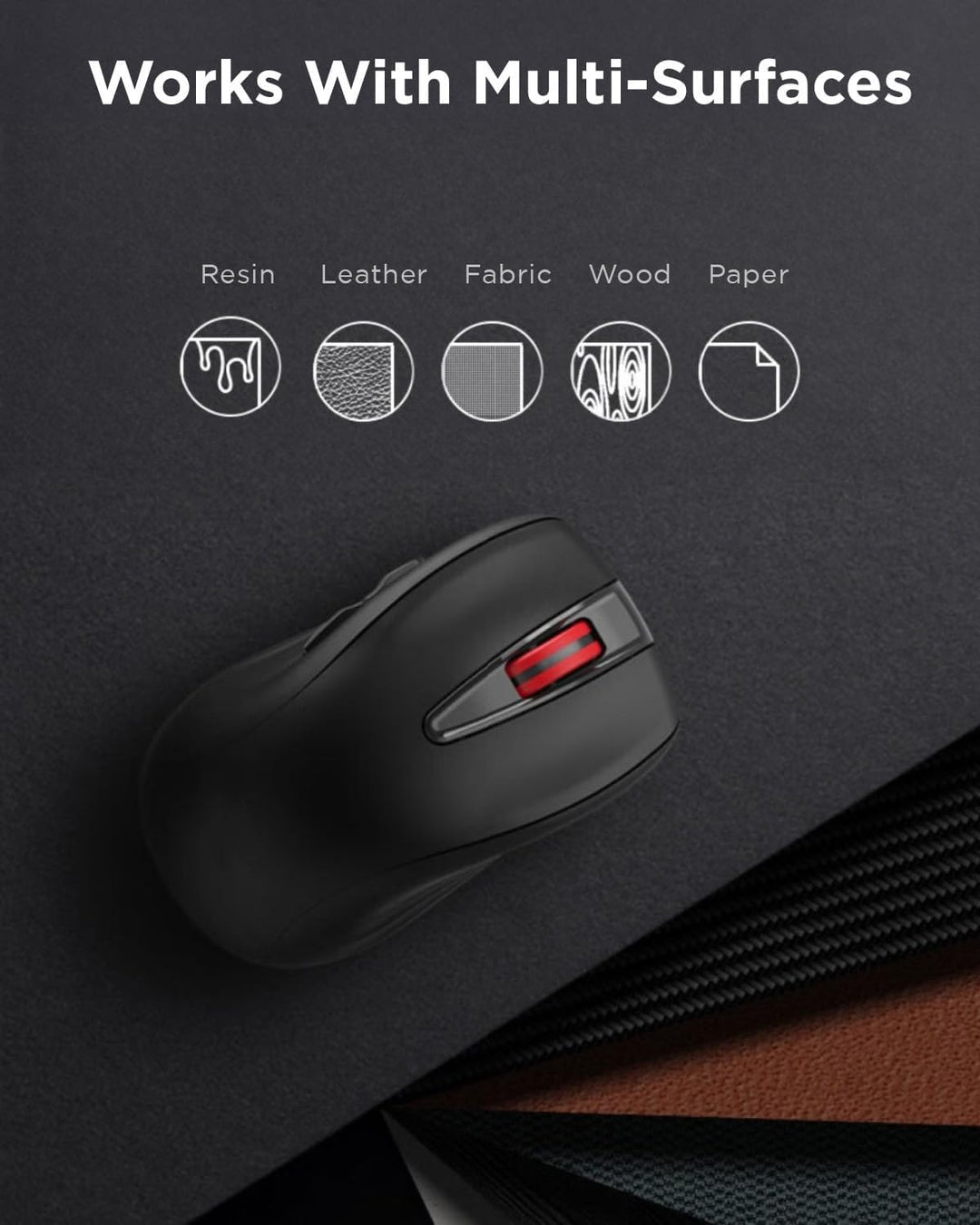 Lenovo Ratón recargable USB-C silencioso (WL500) - Botones silencio...
