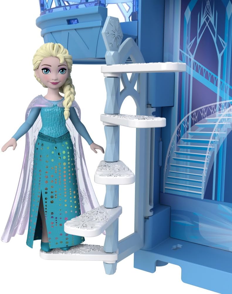 Mattel Disney Frozen Storytime Stackers Casa de Muñecas Castillo de Hielo de Elsa