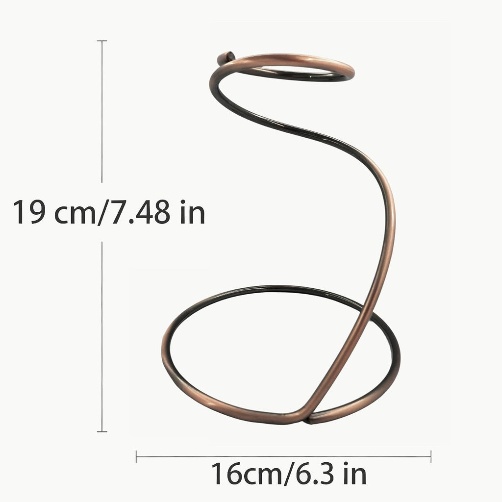 Juego de cafetera para verter sobre 20 onzas, gris ahumado y bambú