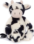 Jellycat Becerro Tímido, Animal de Peluche, Mediano de 12 Pulgadas - Juguete de Peluche Clásico del Patio de la Granja - Regalo Clásico para Niños