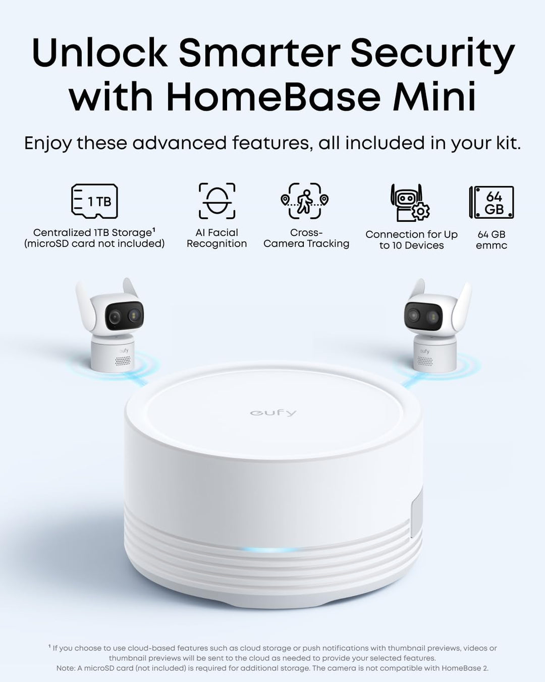 eufy Security Cámara para interiores y exteriores C31, paquete de 2...