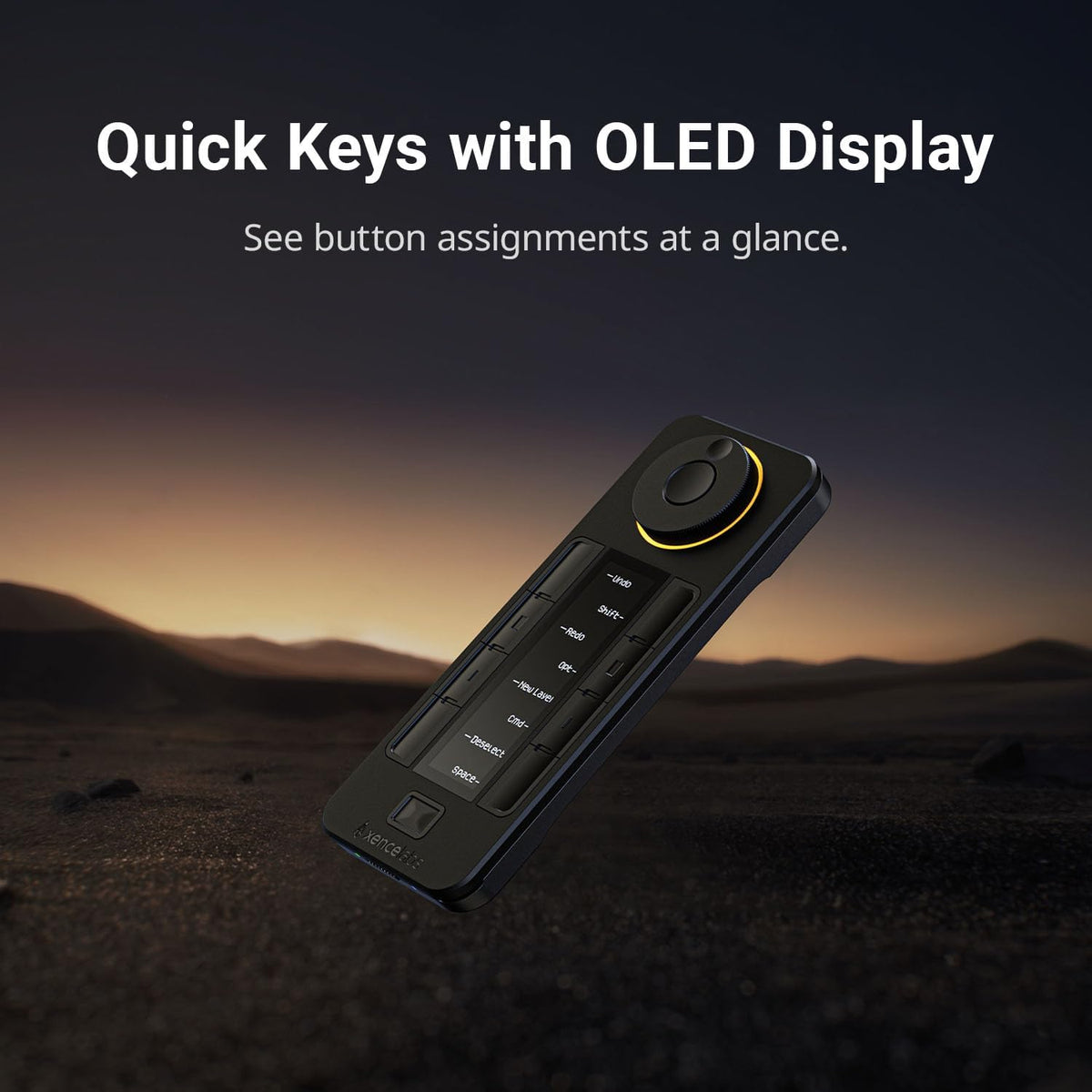 Xencelabs Pen Display 24, tableta de dibujo con monitor de pantalla 4K, visualización de dibujo gráfico 99% Adobe RGB con 40 teclas rápidas personalizables, 2 lápices sin batería, 8192 niveles de