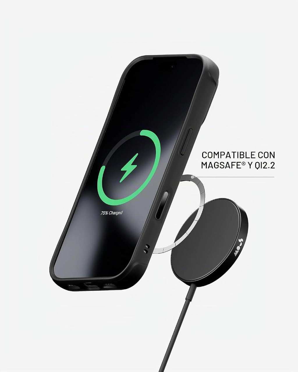 Mous Funda transparente para iPhone 18 Pro Max, compatible con MagSafe, claridad, resistente a los arañazos y a prueba de golpes