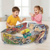 Pista de carreras de dinosaurios juego de dinosaurios