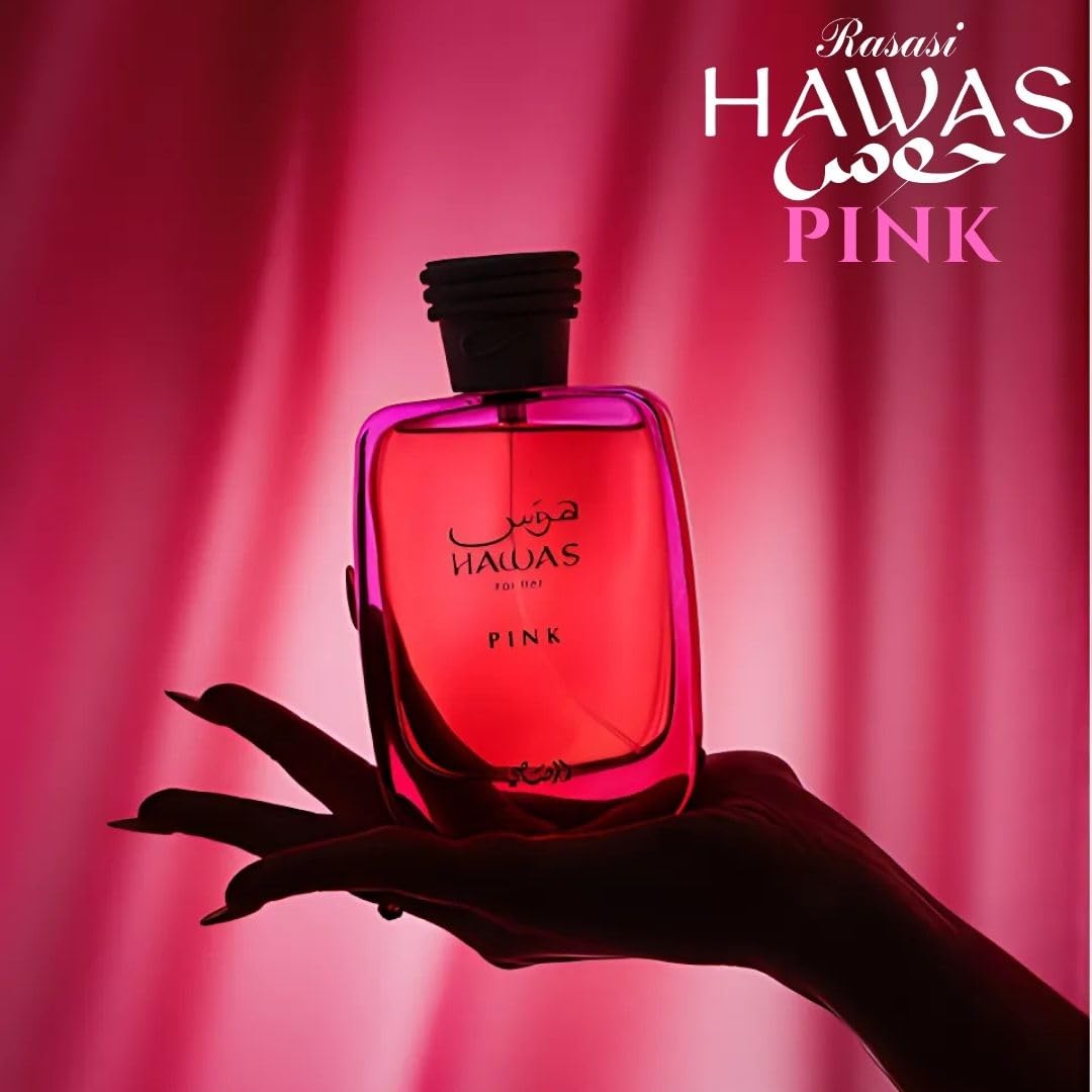 RASASI Hawas Pink para Ella \u2013 Vaporizador de Eau de Parfum 100...