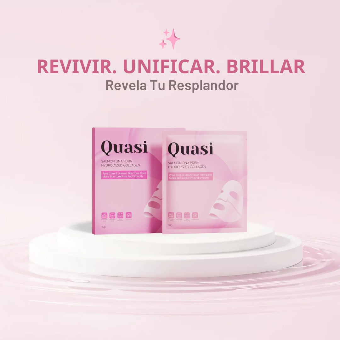 Quasi Salmon PDRN - Máscara facial de gel coreano para el cuidado d...