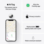 Apple AirTag 4 Pack Mantén un seguimiento y encuentra tus
