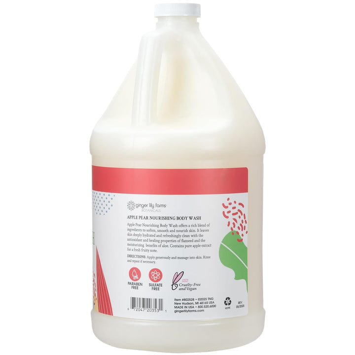 Ginger Lily Farms Botanicals - Jabón corporal nutritivo, 100% vegan...