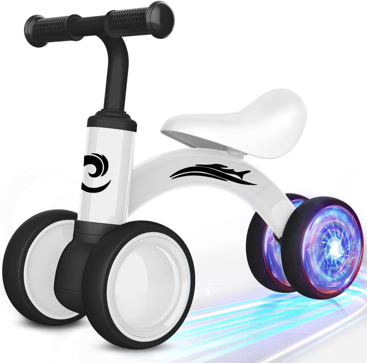 Bicicleta de equilibrio para bebés con iluminación colorida para ni...