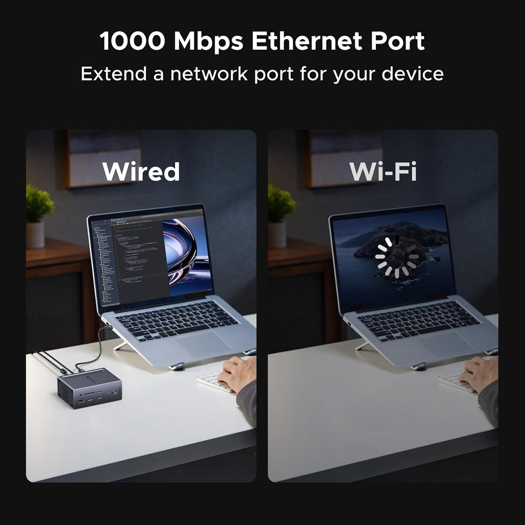 UGREEN Estación de acoplamiento Thunderbolt 4 13 en 1, doble 4K@60Hz