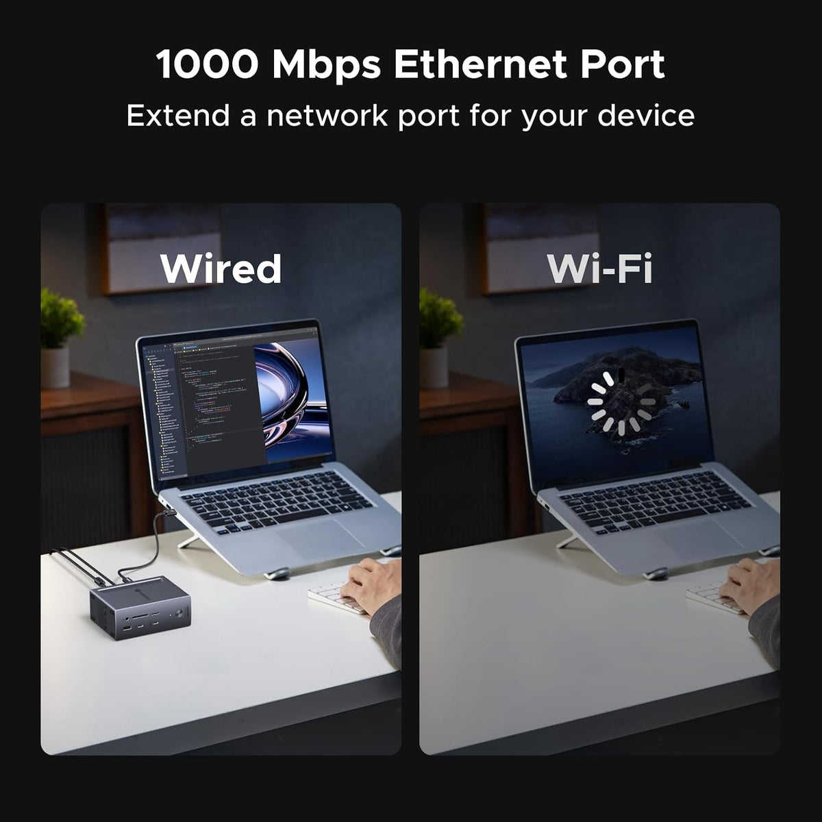 UGREEN Estación de acoplamiento Thunderbolt 4 13 en 1, doble 4K@60Hz