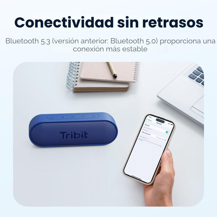Tribit XSound Go Altavoz Bluetooth portátil, 12 W altavoz inalámbri...