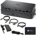 Estación de acoplamiento Pro Dock WD25 USB-C – 100 W de potencia, soporte de pantalla 4K dual, incluye HDMI Anyhdd, DisplayPort y cable C a C, garantía de 3 años