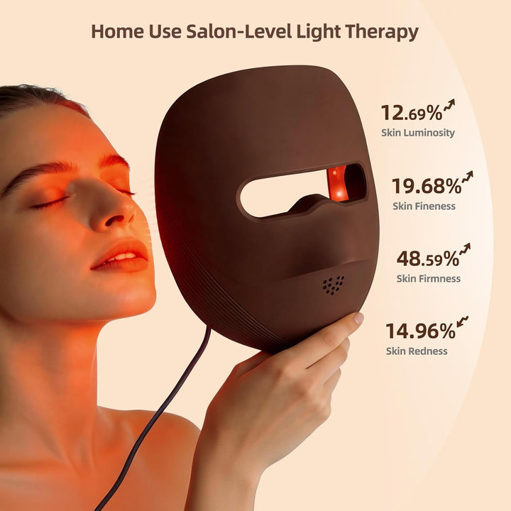 DreamyTouch Máscara de terapia de luz LED 9D mejorada para cara, 32...