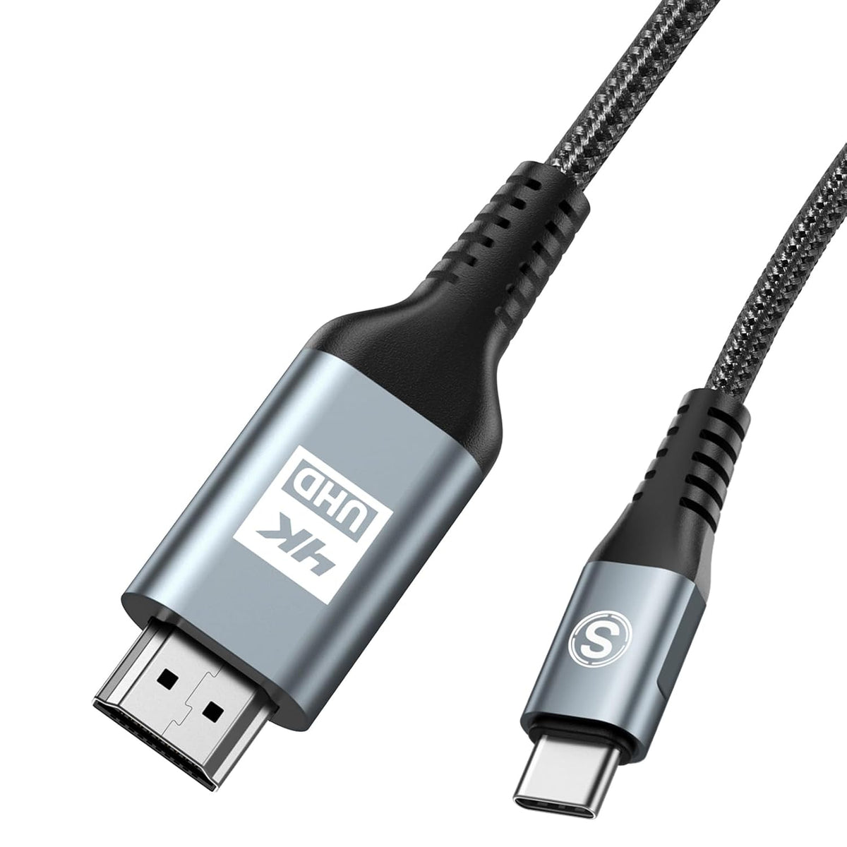 Cable USB-C a HDMI de 20 pies 4K Thunderbolt 4/3 de alta velocidad para