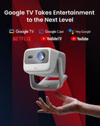 JMGO Proyector portátil inteligente N1S 4K, triple láser, 1100 lúme...