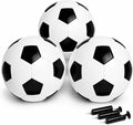 Balón de fútbol tamaño 5, tamaño 4, tamaño 3, tamaño 2 con bomba desinflada, individual, 2 o 3 unidades, tamaño oficial, entrenamiento en interiores y exteriores, regalo para niños pequeños, jóvenes