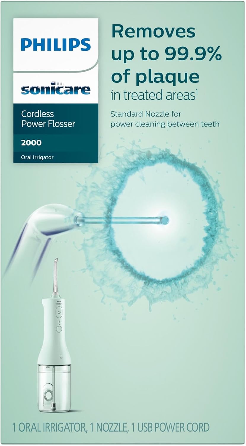 Philips Sonicare Hilo Dental Inalámbrico \u2013 Irrigador dental re...